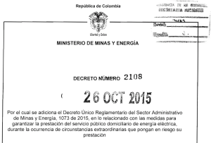 Decreto 2108 de 2015